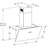 Кухонная вытяжка Meferi AIRBOX60BK Light - Превью изображения №16 — Интернет-магазин Time-Shop