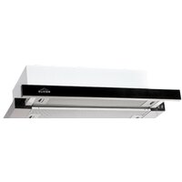 Elikor Интегра Glass 60Н-400-В2Д (нержавеющая сталь/черное стекло) (940982)