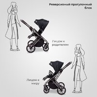 Универсальная коляска Sweet Baby Rocco 2в1 (черный) - Превью изображения №10 — Интернет-магазин Time-Shop