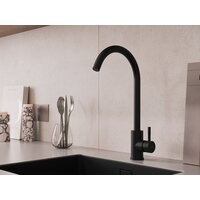 Смеситель Cersanit Cомо однорычажный 68243 (черный) - Превью изображения №8 — Интернет-магазин Time-Shop