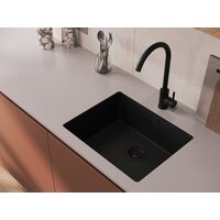 Смеситель Cersanit Cомо однорычажный 68243 (черный) - Превью изображения №9 — Интернет-магазин Time-Shop