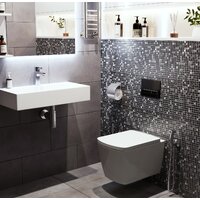 Инсталляция для унитаза Lavinia Boho Relfix 5 в 1 77010039 (черное стекло) - Превью изображения №5 — Интернет-магазин Time-Shop