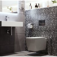 Инсталляция для унитаза Lavinia Boho Relfix 5 в 1 77010039 (черное стекло) - Превью изображения №4 — Интернет-магазин Time-Shop