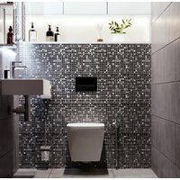 Инсталляция для унитаза Lavinia Boho Relfix 5 в 1 77010039 (черное стекло) - Превью изображения №3 — Интернет-магазин Time-Shop