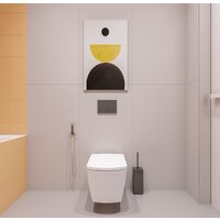 Инсталляция для унитаза Lavinia Boho Relfix 5 в 1 77010039 (черное стекло) - Превью изображения №6 — Интернет-магазин Time-Shop