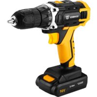 Дрель-шуруповерт Deko DKCD16FU-Li 063-4099 (с 2-мя АКБ, кейс, набор оснастки) - Превью изображения №2 — Интернет-магазин Time-Shop