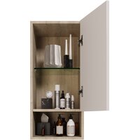  Dreja Шкаф-полупенал Perfecto 99.0815 (дуб эврика/белый глянец) - Превью изображения №4 — Интернет-магазин Time-Shop