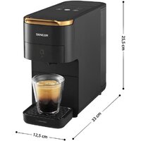 Капсульная кофеварка Sencor SCC 1000BK - Превью изображения №3 — Интернет-магазин Time-Shop