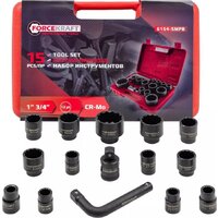 Набор головок слесарных ForceKraft FK-6154-5MPB(58241) - Превью изображения №4 — Интернет-магазин Time-Shop