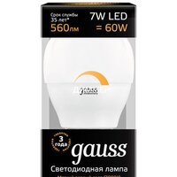 Светодиодная лампочка Gauss Globe-dim E27 7 Вт 3000 К 105102107-D - Превью изображения №2 — Интернет-магазин Time-Shop
