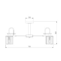 Люстра средней высоты Евросвет 70090/8 (Графит) - Превью изображения №5 — Интернет-магазин Time-Shop