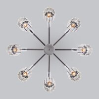 Люстра средней высоты Евросвет 70090/8 (Графит) - Превью изображения №3 — Интернет-магазин Time-Shop