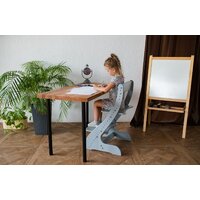 Растущий стул Друг Кузя Растущий Павлин (серый) - Превью изображения №3 — Интернет-магазин Time-Shop