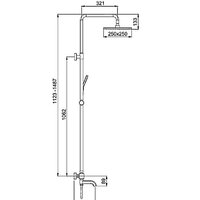 Душевая система  Gappo G2491-6 (черный) - Превью изображения №12 — Интернет-магазин Time-Shop