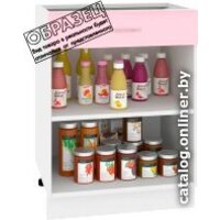 Шкаф напольный Кортекс-мебель Корнелия Лира НШ60р1ш без столешницы (венге) - Превью изображения №2 — Интернет-магазин Time-Shop