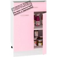 Шкаф напольный Кортекс-мебель Корнелия Лира НШ60р1ш без столешницы (венге) - Превью изображения №3 — Интернет-магазин Time-Shop