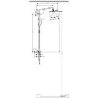 Душевая система  Hansgrohe Raindance Select 240 Showerpipe (27115000) - Превью изображения №3 — Интернет-магазин Time-Shop