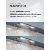 Кухонная вытяжка LEX Hyper 600 Inverter IX - Превью изображения №6 — Интернет-магазин Time-Shop