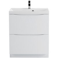  BelBagno Тумба под умывальник MARINO-700-2C-PIA-BL-P - Превью изображения №2 — Интернет-магазин Time-Shop