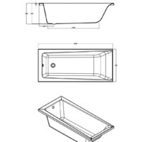 Ванна Cersanit Lorena 160x70 (с каркасом) - Превью изображения №10 — Интернет-магазин Time-Shop