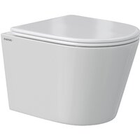 Унитаз подвесной Berges Wasserhaus Vita Rimless 043382 (с сиденьем) - Превью изображения №4 — Интернет-магазин Time-Shop