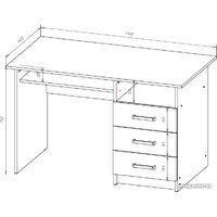 Стол Mio Tesoro ПС-02 (дуб венге) - Превью изображения №5 — Интернет-магазин Time-Shop