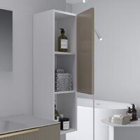  ЗОВ Шкаф-полупенал для ванной Дублин CDUFLWMFC (флавио кашемир) - Превью изображения №4 — Интернет-магазин Time-Shop