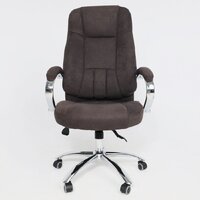 Офисное кресло AksHome King A (ткань, коричневый) - Превью изображения №4 — Интернет-магазин Time-Shop