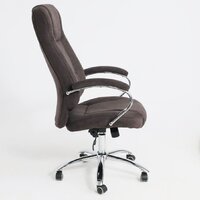 Офисное кресло AksHome King A (ткань, коричневый) - Превью изображения №3 — Интернет-магазин Time-Shop