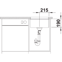 Кухонная мойка Blanco Rotan 400-U 521334 (белый) - Превью изображения №4 — Интернет-магазин Time-Shop