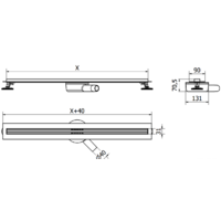 Трап/канал Mexen Flat 360 Slim Chrome 1041180 - Превью изображения №6 — Интернет-магазин Time-Shop