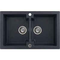 Кухонная мойка Kernau KGS A 80 2B Black Metallic - Превью изображения №1 — Интернет-магазин Time-Shop