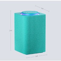 Умная колонка Яндекс Станция Макс (с хабом умного дома Zigbee, бирюзовый) - Превью изображения №15 — Интернет-магазин Time-Shop