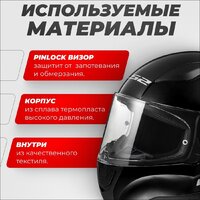 Мотошлем LS2 FF353 Rapid 2 Solid (M, черный) - Превью изображения №2 — Интернет-магазин Time-Shop