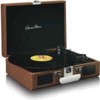 Виниловый проигрыватель Lenco TT-120 (коричневый/белый) - Превью изображения №3 — Интернет-магазин Time-Shop