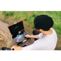 Виниловый проигрыватель Lenco TT-120 (коричневый/белый) - Превью изображения №7 — Интернет-магазин Time-Shop