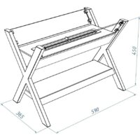 Биокамин Firelight BFP/F-45 X - Превью изображения №5 — Интернет-магазин Time-Shop