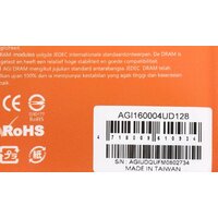 Оперативная память AGI UD128 4ГБ DDR3 1600 МГц AGI160004UD128 - Превью изображения №4 — Интернет-магазин Time-Shop