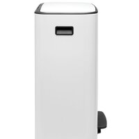Система сортировки мусора Brabantia Bo Pedal Bin 2 x 30 л (белый) - Превью изображения №2 — Интернет-магазин Time-Shop
