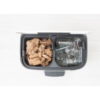 Система сортировки мусора Brabantia Bo Pedal Bin 2 x 30 л (белый) - Превью изображения №3 — Интернет-магазин Time-Shop