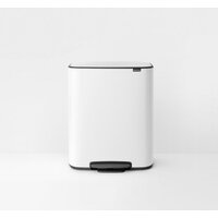 Система сортировки мусора Brabantia Bo Pedal Bin 2 x 30 л (белый) - Превью изображения №13 — Интернет-магазин Time-Shop