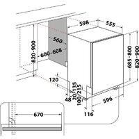 Встраиваемая посудомоечная машина Whirlpool W2I HD524 AS - Превью изображения №5 — Интернет-магазин Time-Shop