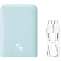 Baseus Magnetic Mini Wireless Fast Charge Power Bank 10000mAh 20W (голубой)
