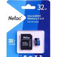 Карта памяти Netac P500 Standard 32GB NT02P500STN-032G-R + адаптер - Превью изображения №2 — Интернет-магазин Time-Shop