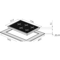 Варочная панель MAUNFELD EGHE.75.33CBG2.R/G - Превью изображения №2 — Интернет-магазин Time-Shop