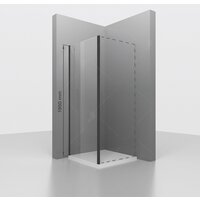 Душевая стенка RGW Z-050-2B 352205209-14 90 (черный/прозрачное стекло) - Превью изображения №1 — Интернет-магазин Time-Shop