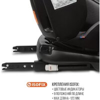 Детское автокресло Zlatek Cruiser Isofix Lux KRES3951 (серый/черный) - Превью изображения №12 — Интернет-магазин Time-Shop