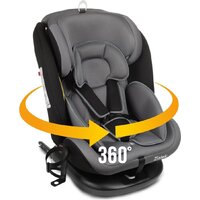 Детское автокресло Zlatek Cruiser Isofix Lux KRES3951 (серый/черный) - Превью изображения №2 — Интернет-магазин Time-Shop