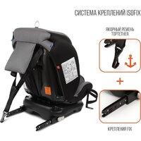 Детское автокресло Zlatek Cruiser Isofix Lux KRES3951 (серый/черный) - Превью изображения №11 — Интернет-магазин Time-Shop