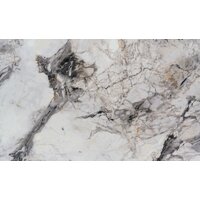 Готовая кухня ВерсоМебель Эко-8 1.4x2.7 левая (сумеречный голубой/дуб гранж песочный/ст.альберика) - Превью изображения №3 — Интернет-магазин Time-Shop